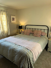 bedroom after decorating